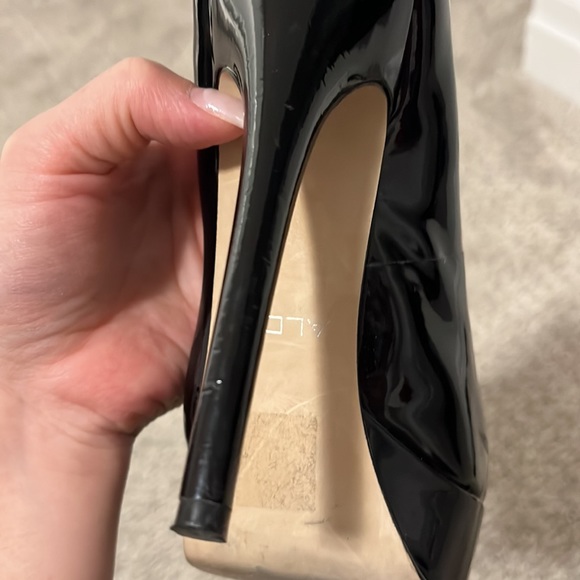Aldo patent leather platform stiletto black heels - Picture 11 of 16